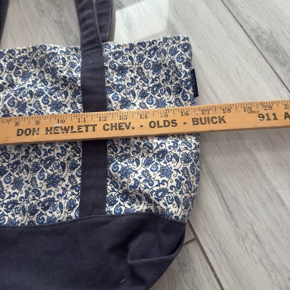 J.Crew structured canvas tote bag beach bag - Picture 10 of 11